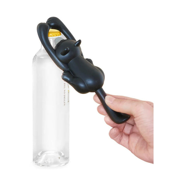 Balvi Bottle opener,Curious Cat,black,plastic/metal