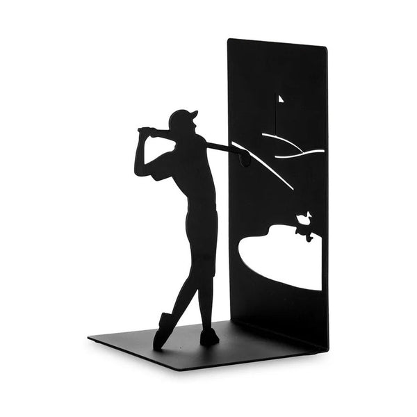 Balvi Bookend,Backswing,black,metal