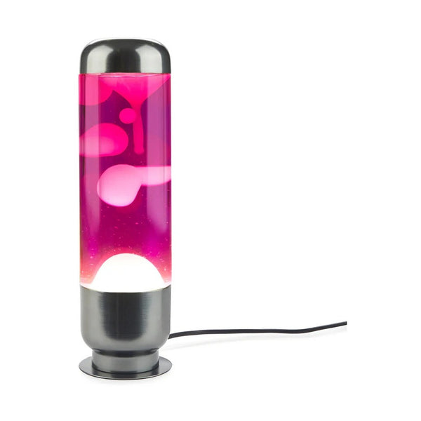 Balvi Lava lamp,Capsule,pink/white,aluminium/glass