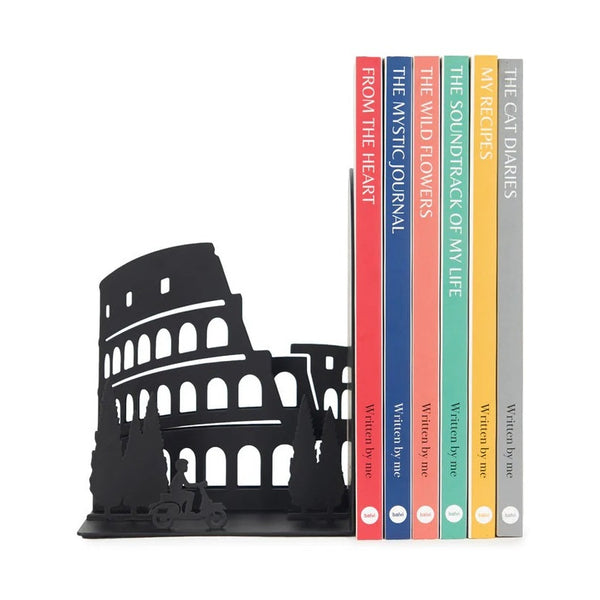 Balvi Bookend,Rome,black,metal