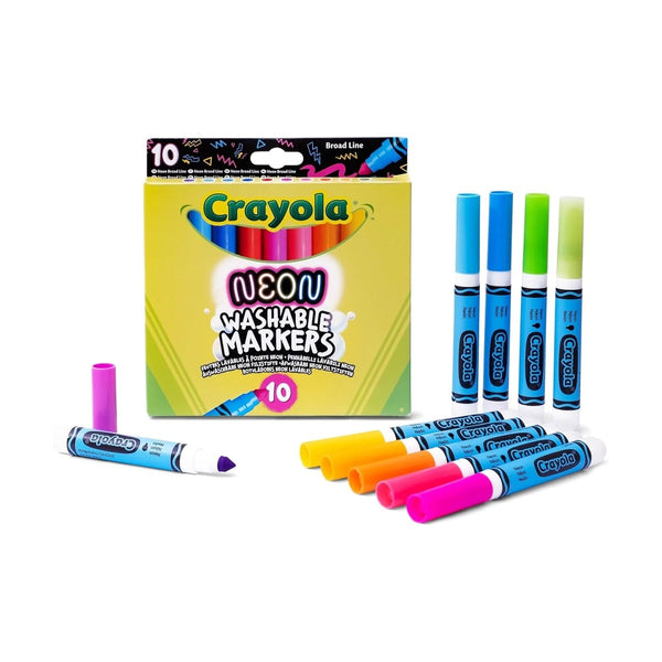 Crayola - Neon Range 10Ct Bl Markers