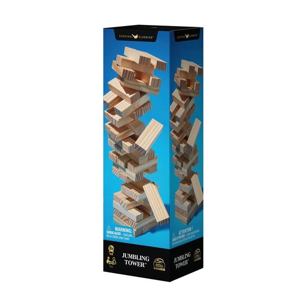 Spin Master Game Jumbling Towers Wood in Shoe Box