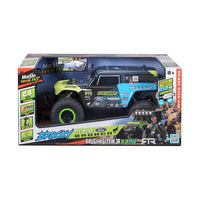 Maisto - "Brocky" Ultra 4 Ford Bronco - 2.4 جيجا هرتز (مركبة قابلة لإعادة الشحن عبر USB) جاهزة للتشغيل، حتى 4 لاعبين، مدى تحكم 35 مترًا، وحدة تحكم على طراز الهوايات، قابلة لإعادة الشحن عبر USB/بطارية ليثيوم/بطاريتان AA متضمنة