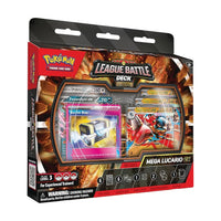 مجموعة بطاقات بوكيمون (Pokemon TCG) القتالية لميجا لوكاريو إكس (Mega Lucario ex) - مجموعة مكونة من 60 بطاقة