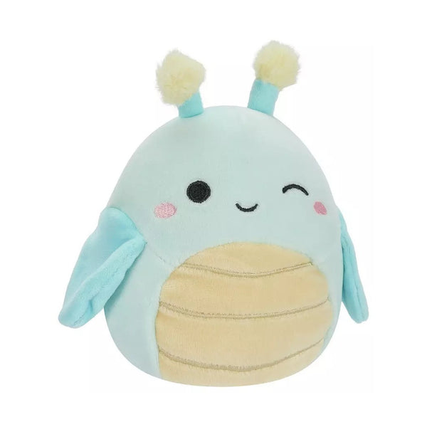 SQCR - Little Plush 7.5" Squishmallows - Giles - Winking Blue Grasshopper with Flowers