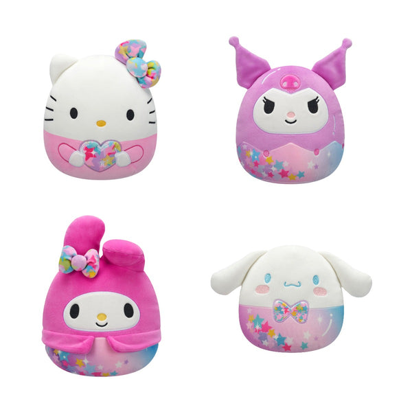SQSN- Little Plush 8" Squishmallows Hello Kitty and Friends Star Shine- Hello Kitty