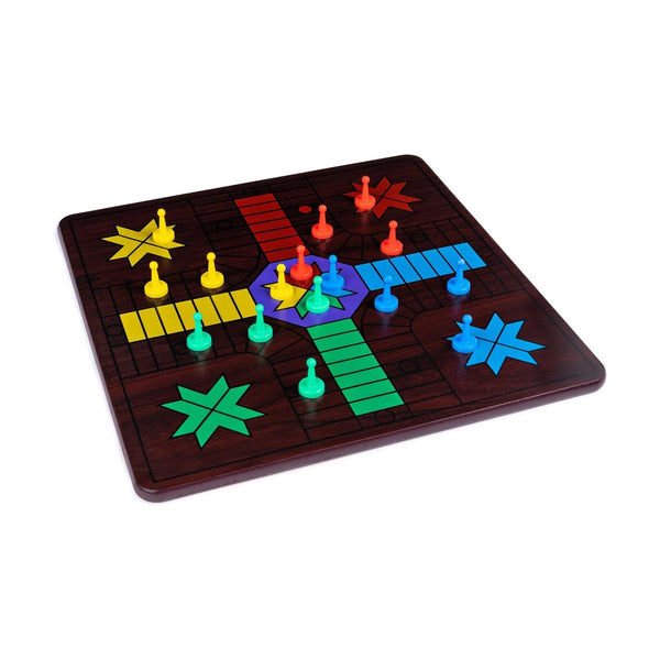 Spin Master Game 12-in-1 Wooden Game Center