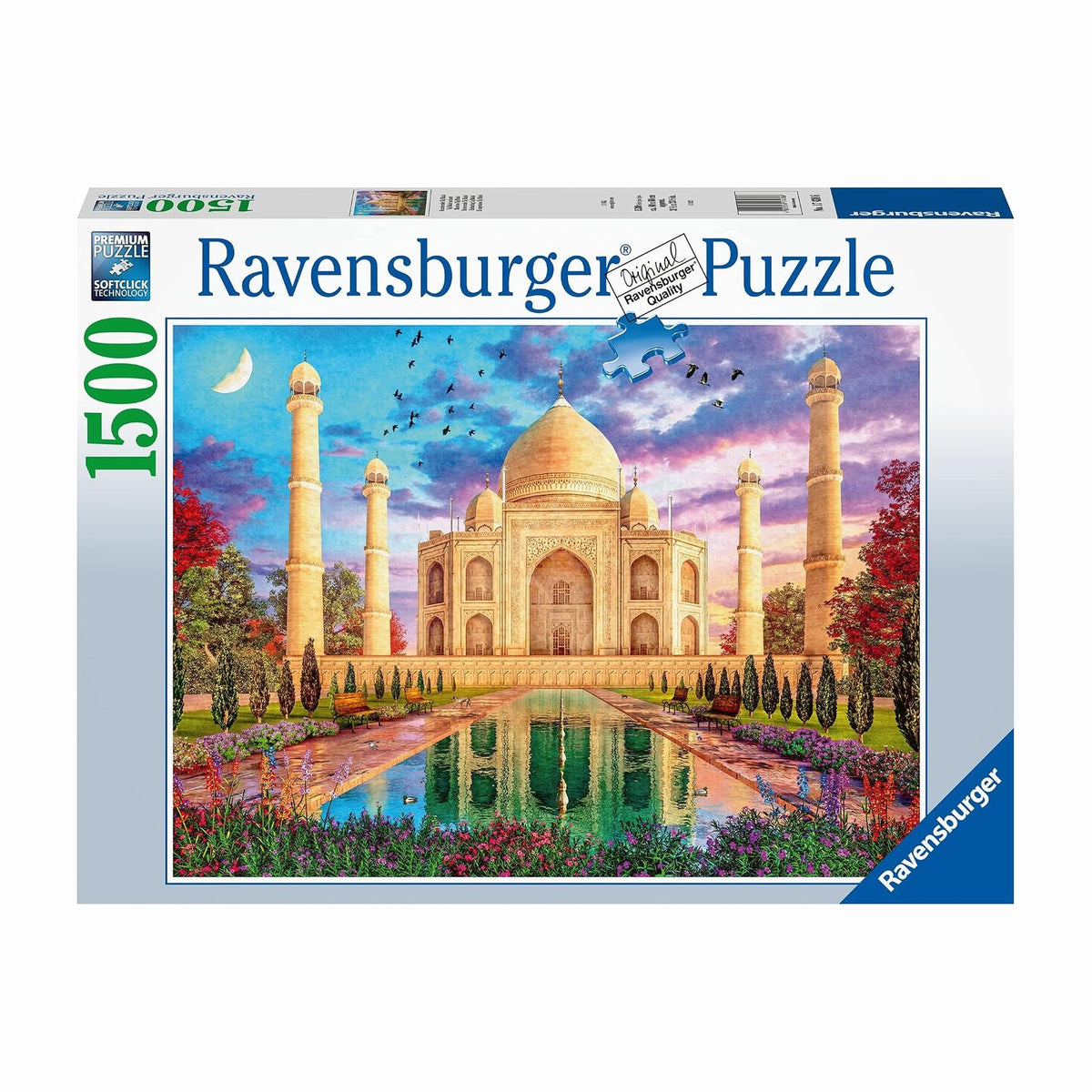 Ravensburger Taj Mahal 1500 Piece Jigsaw Puzzle, 80 x 60 cm