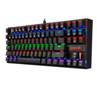 Redragon Kumara K552 RGB TKL Mechanical Keyboard - Blue Switch Black