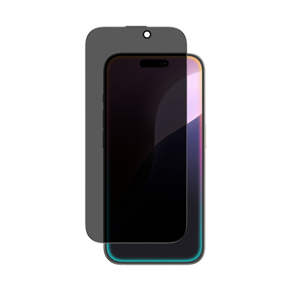 Amazingthing Titan Privacy Glass iPhone 16 Pro Max - Dust Filter 9H