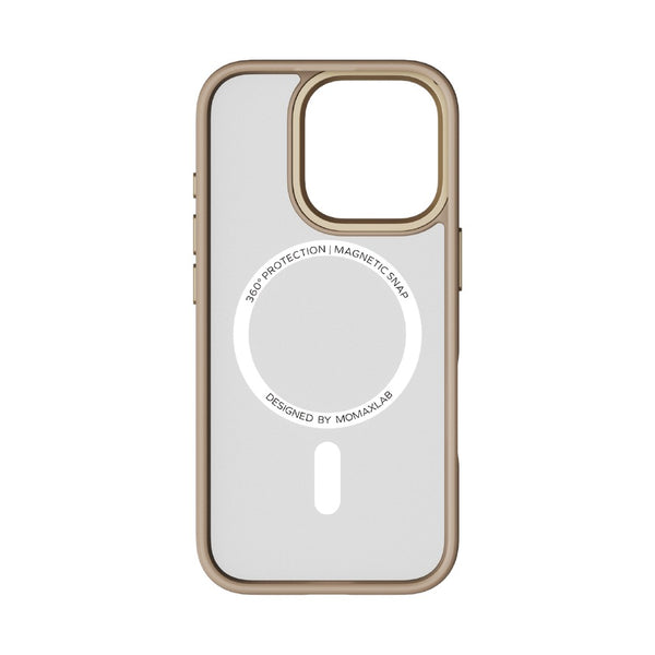 MOMAX PLAY MAGNETIC CASE FOR IPHONE 16 PRO 6.3 - ROSE GOLD