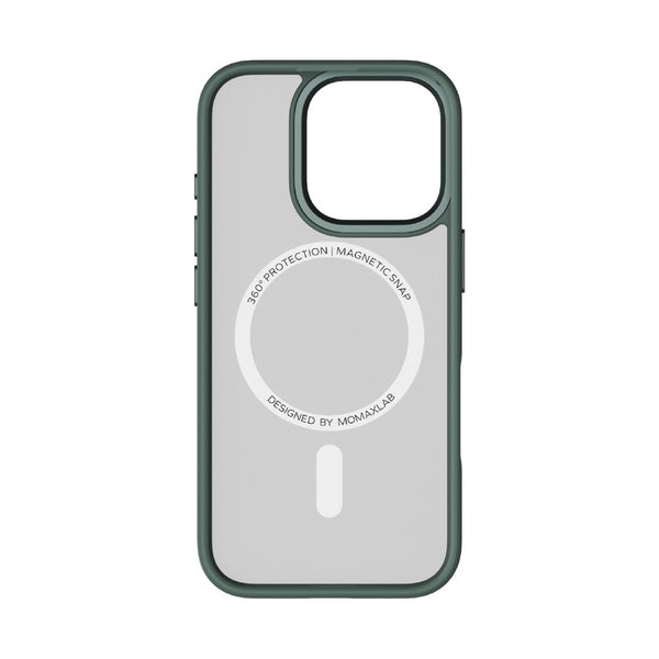 MOMAX PLAY MAGNETIC CASE FOR IPHONE 16 PRO 6.3 - GREEN