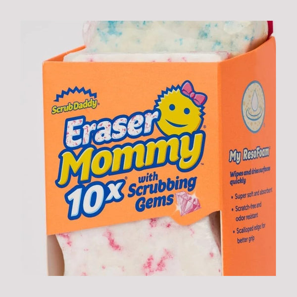Scrub Daddy Eraser Mommy - Dual Texture Melamine Cleaning Sponge