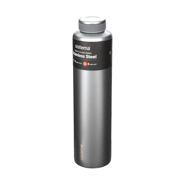 Sistema - 600ml Chic Stainless Steel Bottle