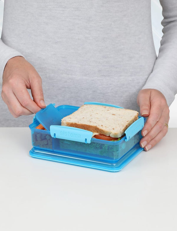 Sistema - 975ml Snack Attack Duo