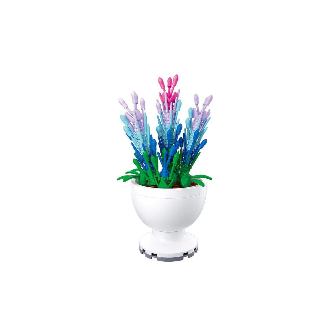 Sluban Flowers Lavender Building Block Set - Buildable Flower Model