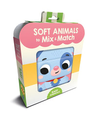 Soft Animals Mix Match Baby Animals - Book for Little Children