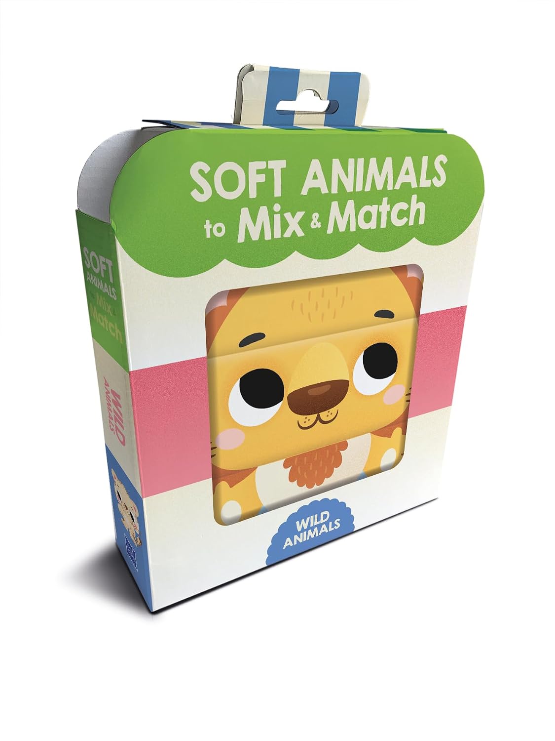 Soft Animals Mix and Match Wild Animals - Book for Young Children