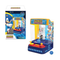 Ambassador Sonic the Hedgehog Arcade Claw Crane, Core Series Tabletop Prize Game with Dual Joysticks