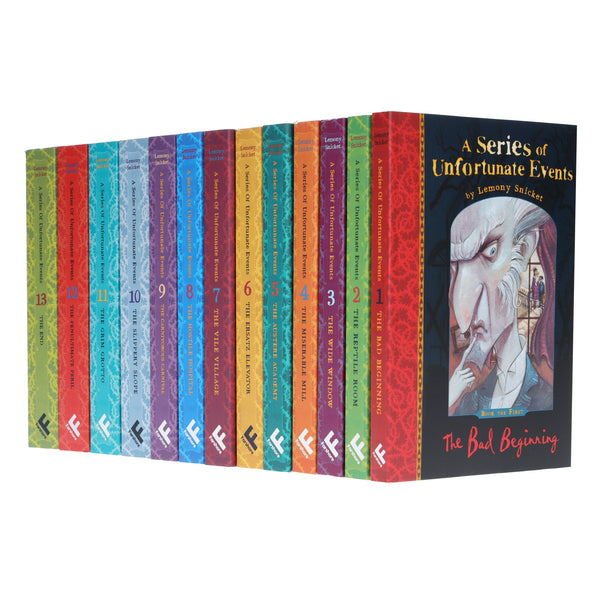 سلسلة من الأحداث المؤسفة: 13 كتابًا - مجموعة ليموني سنيكت