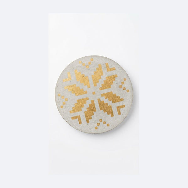 Zconcrete - S/2 Gray Concrete Coasters