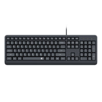 Redragon Black Wired Office Keyboard - Computer Typing Accessory