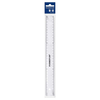 BAZIC 12 (30cm) Stainless Steel Ruler w/ Non Skid Back Bazic Products