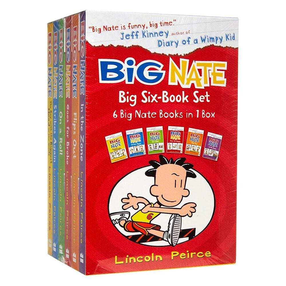 Big Nate Series Collection Lincoln Peirce 6: Books Box Set