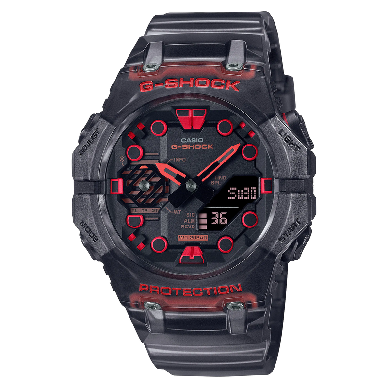 Casio G-SHOCK B001G-4 Red on Black