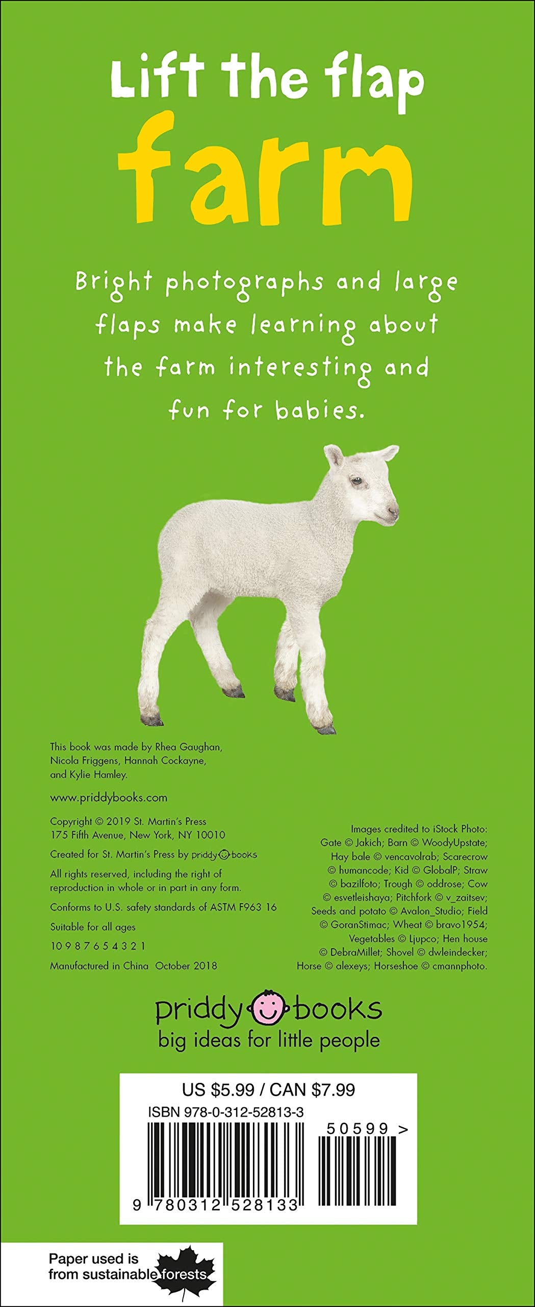 Priddy Baby books: Lift-The-Flap Farm