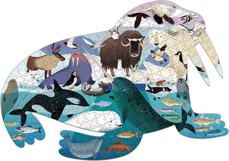 Arctic Life 300 Piece Shaped Puzzle