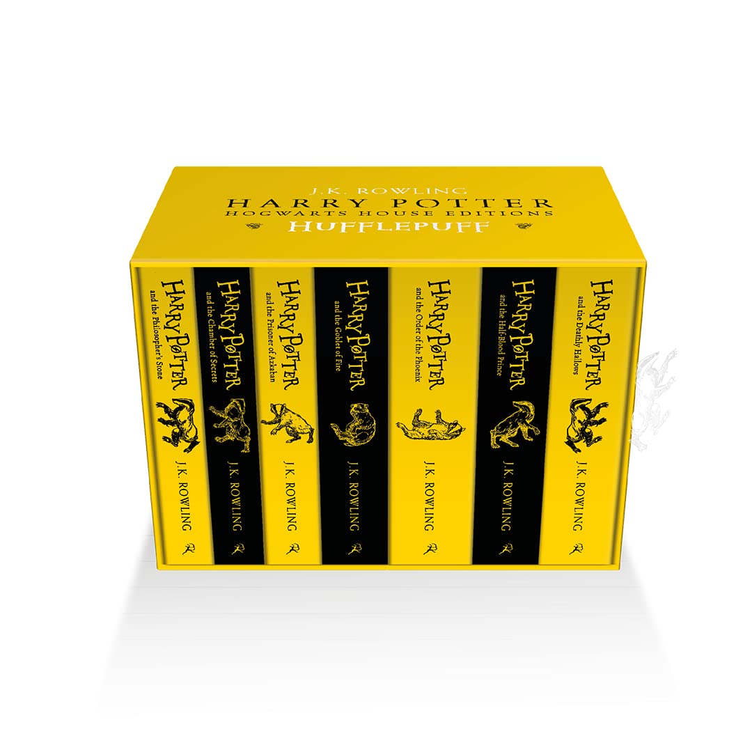 Harry Potter Hufflepuff House Editions Box Set - Yellow