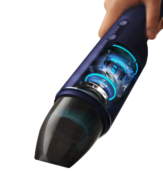 Eufy HomeVac H11 Pure Handheld Vacuum Cleaner with Ozone Purification - Blue