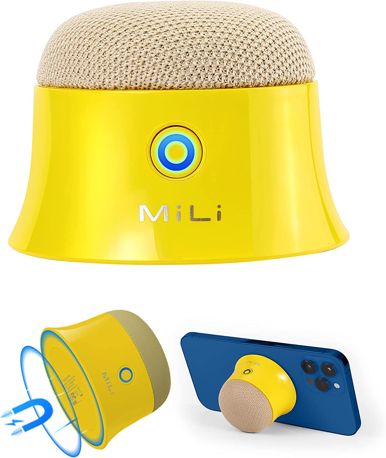 MiLi Magsafe Bluetooth Speaker 3w 420mAh Yellow