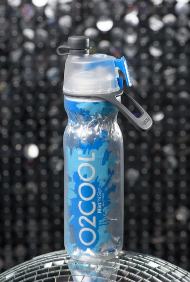 O2 COOL Mist 'N Sip 20 oz Tie Dye Water Bottle