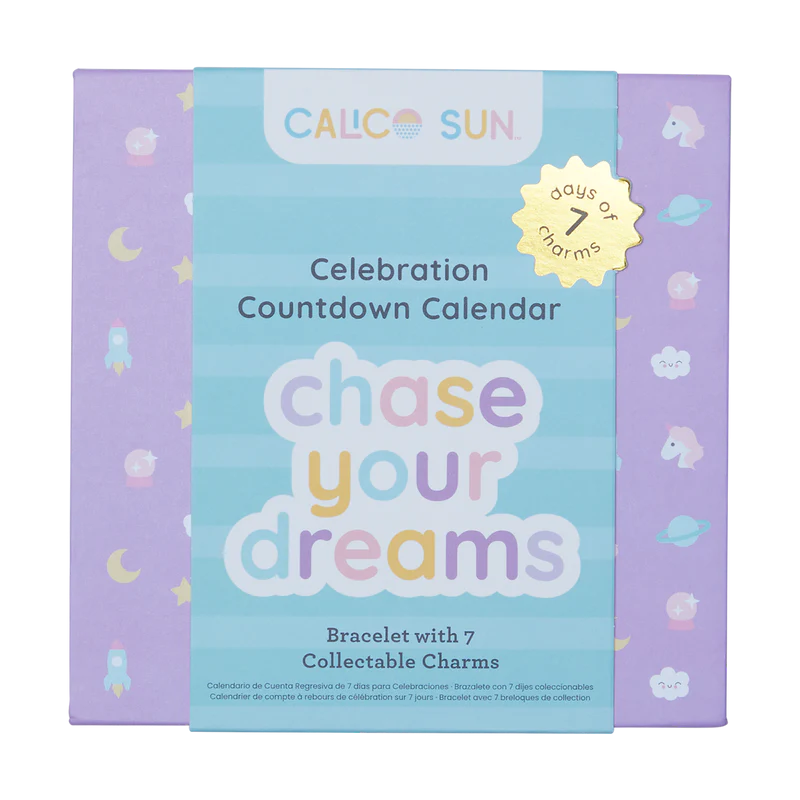 Calico - Celebration Countdown Calendar - Chase Your Dream